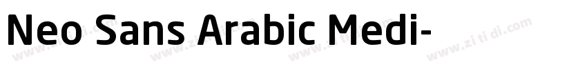 Neo Sans Arabic Medi字体转换